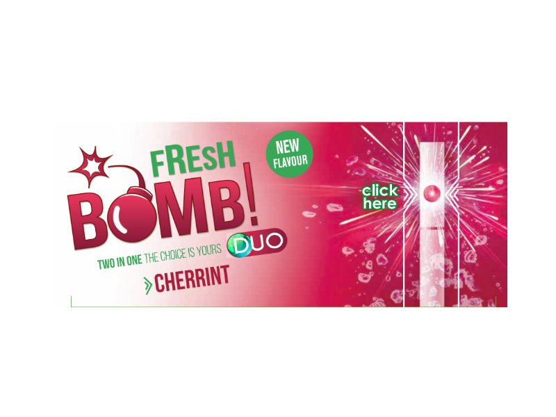 Fresh Bomb - 100 Hülsen - Cherrint