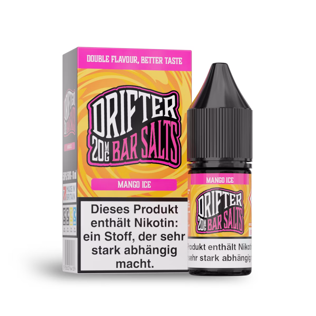 Drifter - Nikotinsalzliquid - 10ml - Mango Ice | Nikotinsalz-Stärke : 20mg