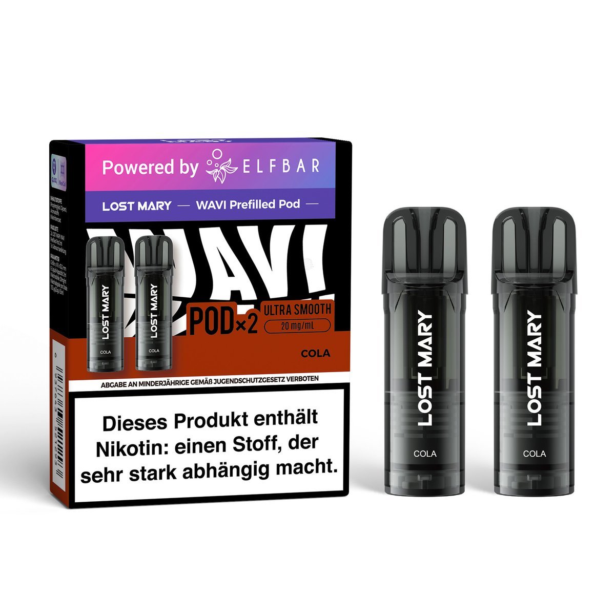 Lost Mary - Wavi - Prefilled Pods - Cola - 20mg Lost Mary - Wavi - Prefilled Pods - Cola - 20mg