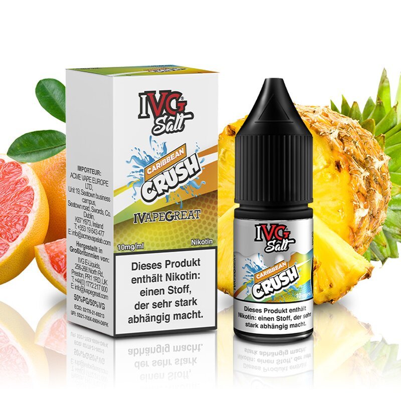 IVG - Salt - Caribbean Crush - Nikotinsalz-Liquid - 10ml