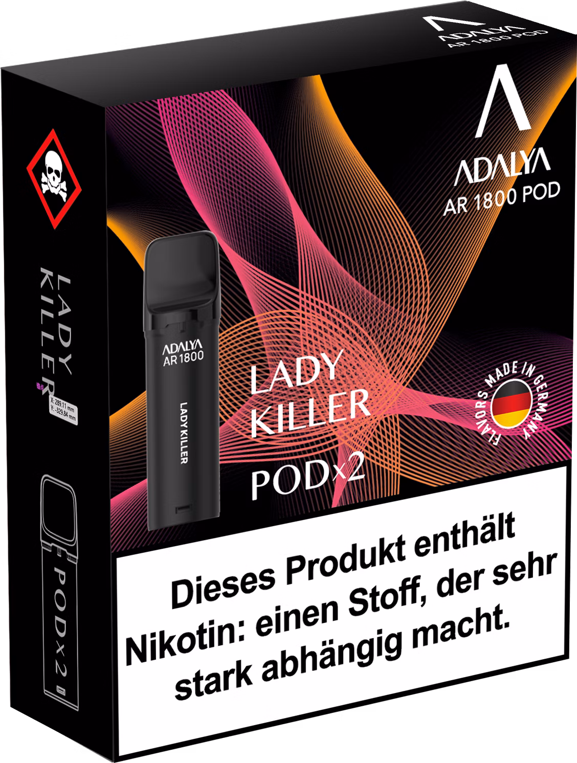 Adalya - Alpha Prefilled Pod - 2ml - 2er Pack - Lady Killer