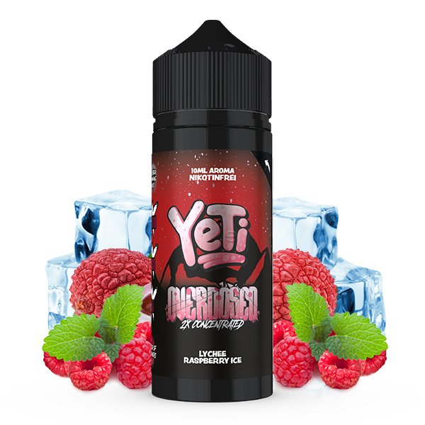 Yeti Overdosed - Lychee Raspberry Ice - Aroma - 10ml Yeti Overdosed - Lychee Raspberry Ice - Aroma - 10ml