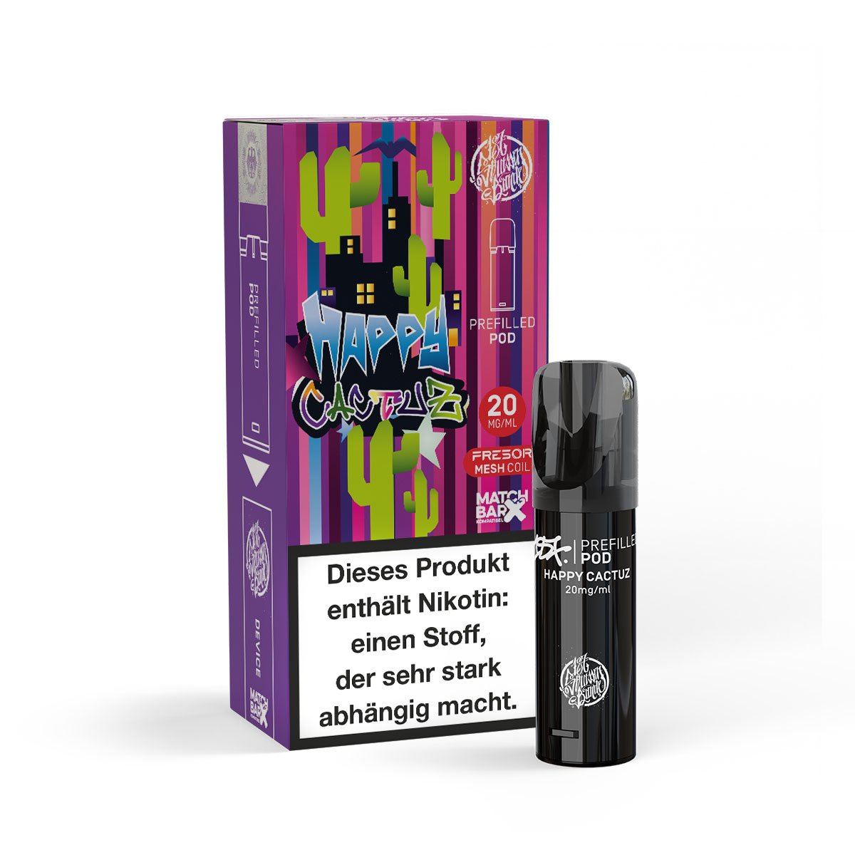 187_pod_happy_cactuz_box_pod 187 Straßenbande - Bundle - 3x Prefilled Pod + 1x Basisgerät
