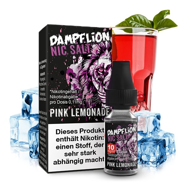 dampflion-intense-pink-lemonade-10ml-10mg Dampflion - Intense - Pink Lemonade - Nikotinsalz Liquid - 10ml - 10mg