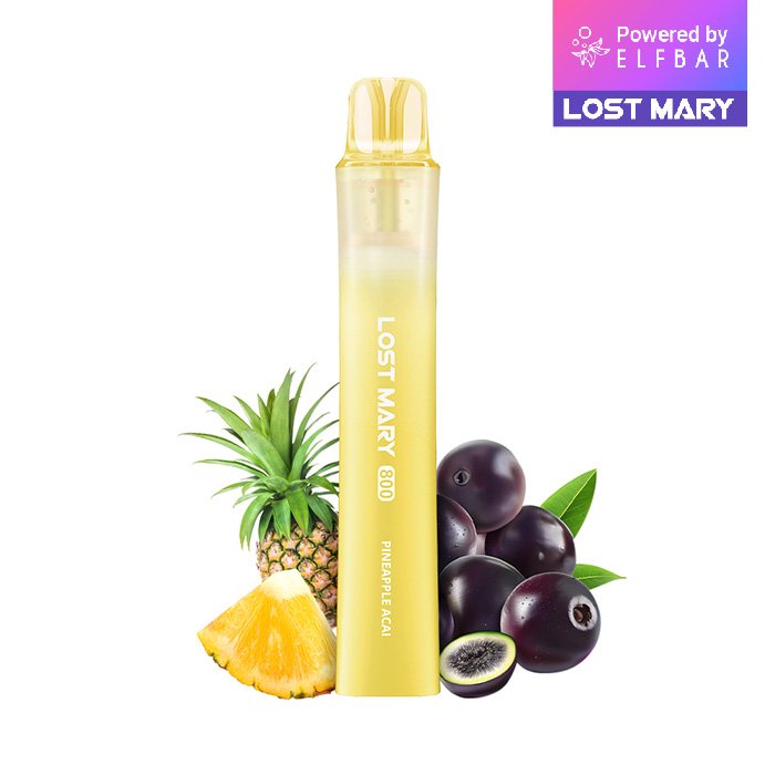 Lost Mary - LM800 - Einweg E-Zigarette - Pineapple Acai - 20mg Lost Mary - LM800 - Einweg E-Zigarette - Pineapple Acai - 20mg