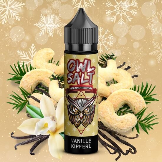 Owl Salt - Longfill Aroma - 10ml - Vanillekipferl Owl Salt - Longfill Aroma - 10ml - Vanillekipferl