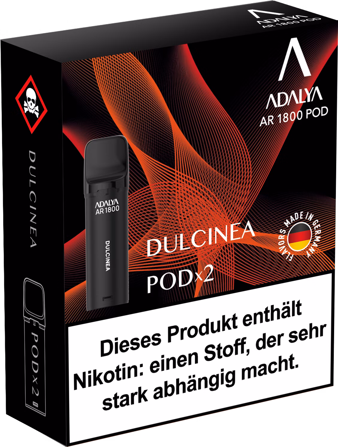Adalya - Alpha Prefilled Pod - 2ml - 2er Pack - Apple Peach (ehem. Dulcinea)