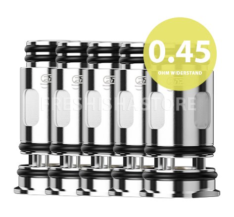 Voopoo - PnP X - Coil - Verdampferkopf - 0.45 Ohm - 5er Paket