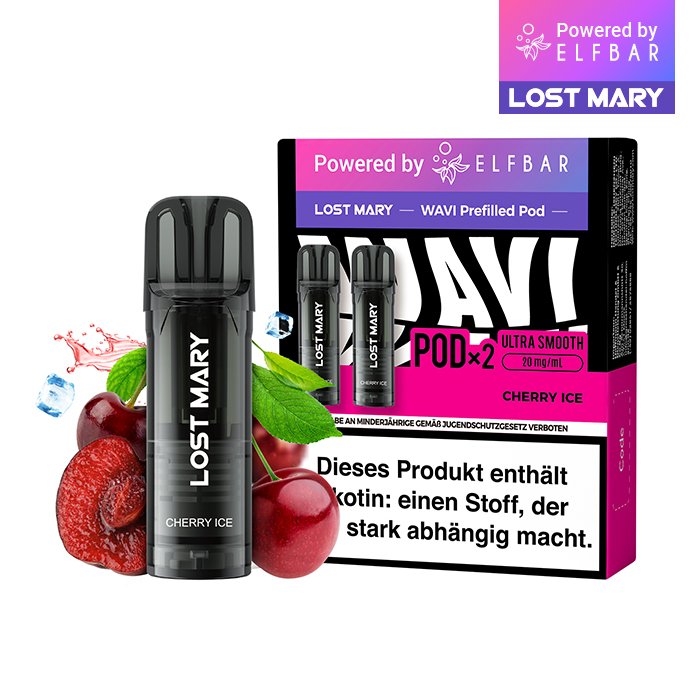 Lost Mary - Wavi - Prefilled Pods - Cherry Ice - 20mg