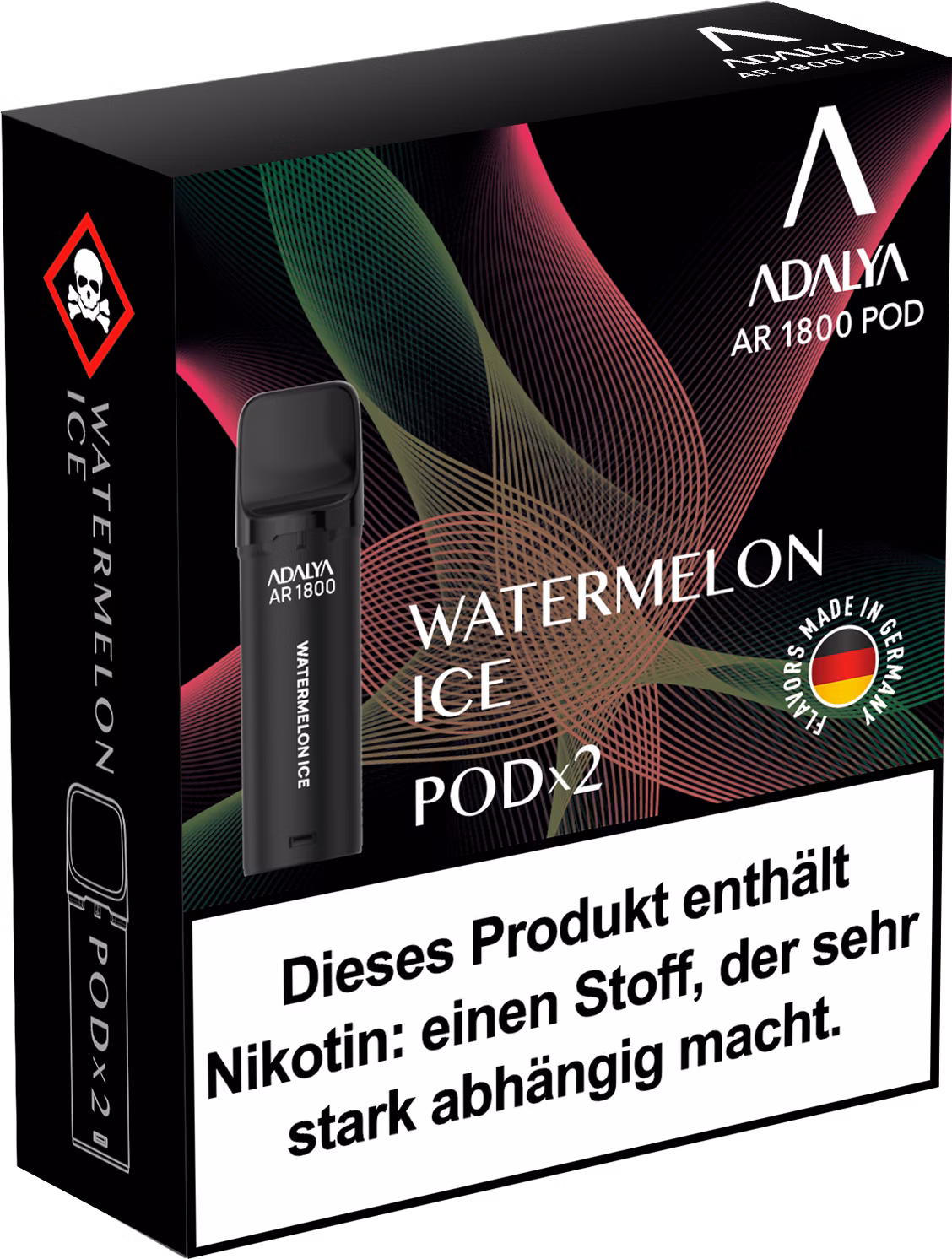 Adalya - Alpha Prefilled Pod - 2ml - 2er Pack - Watermelon Ice