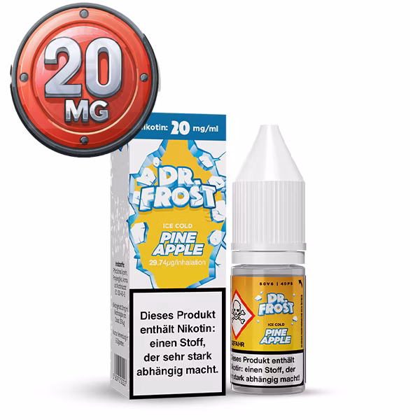 Dr. Frost - Ice Cold Pineapple - Nikotinsalz Liquid - 10ml - 20mg
