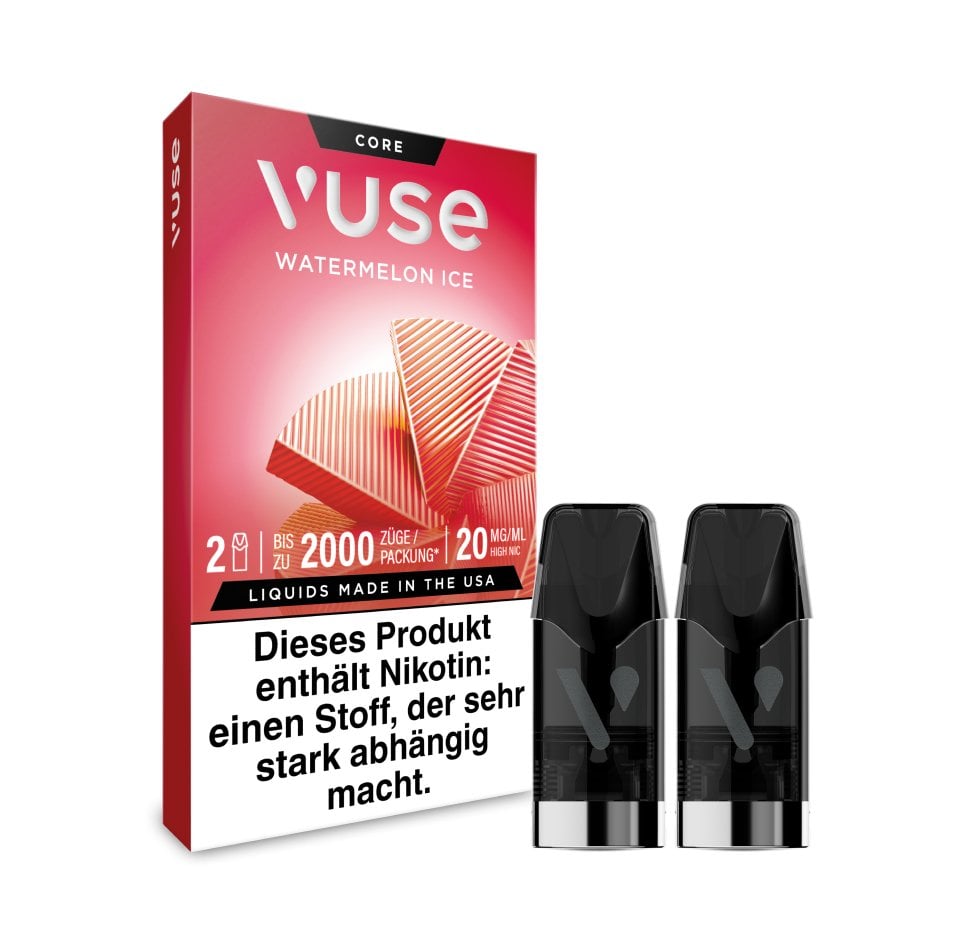 Vuse - Prefilled Pods - Watermelon Ice | Nikotinsalz-Stärke : 20mg