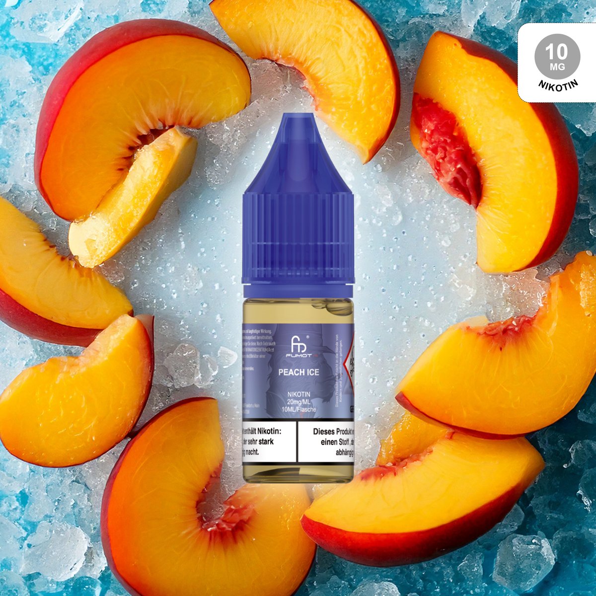 RandM - Tornado - Nikotinsalz-Liquid - 10ml - Peach Ice 10mg RandM - Tornado - Nikotinsalz-Liquid - 10ml - Peach Ice 10mg