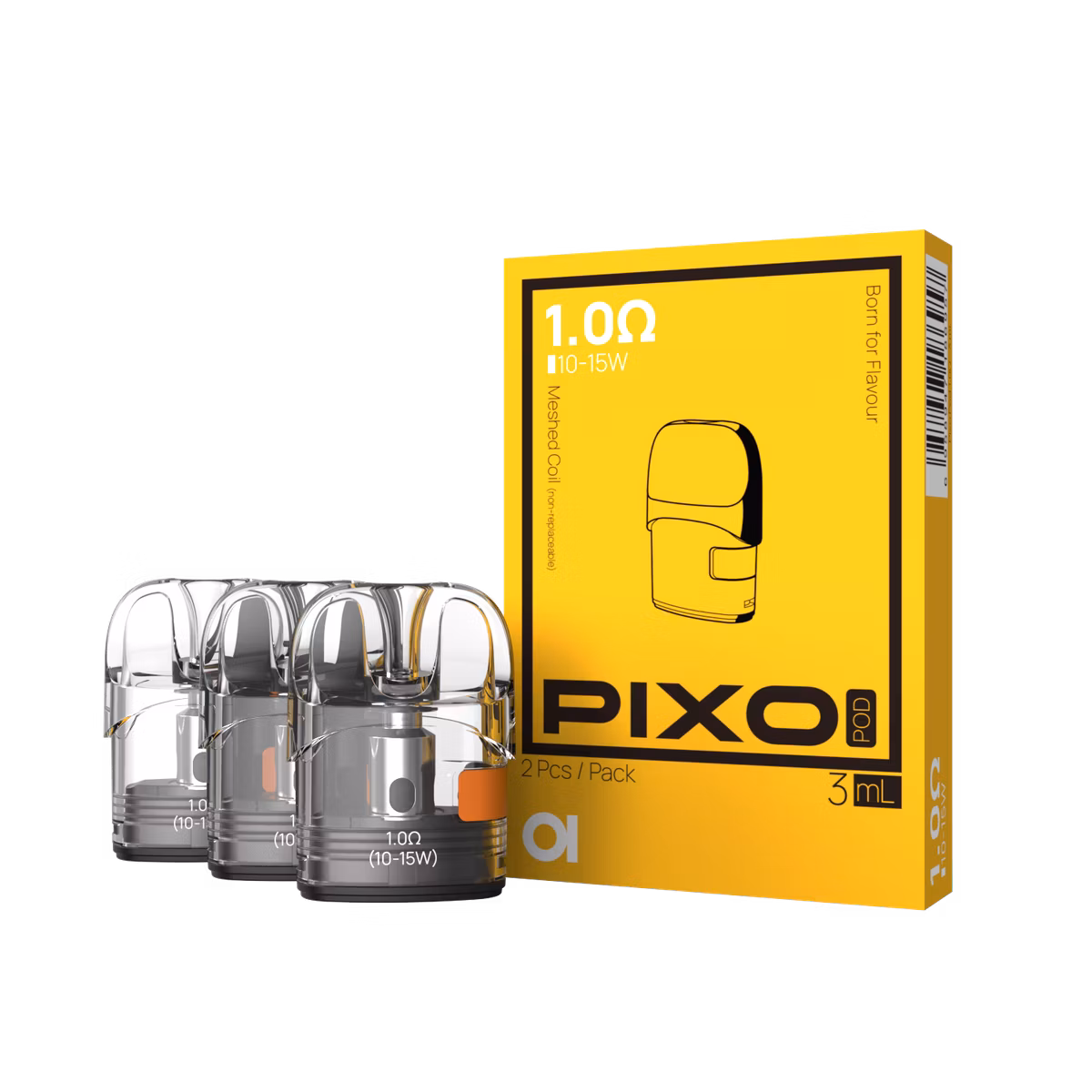 Aspire - Pixo - Pod Tank Verdampfer - 2er Paket - Side Fill - 1er Packung | Widerstand : 1.0 Ohm Aspire - Pixo - Pod Tank Verdampfer - 2er Paket - Side Fill - 1er Packung | Widerstand : 1.0 Ohm