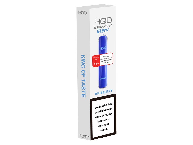 HQD - SURV - Einweg E-Zigarette - Blueberry - 20mg HQD - SURV - Einweg E-Zigarette - Blueberry - 20mg