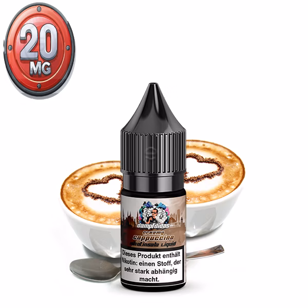 Dampfdidas Creamy Cappuccino Nikotinsalz Liquid 10ml 20mg