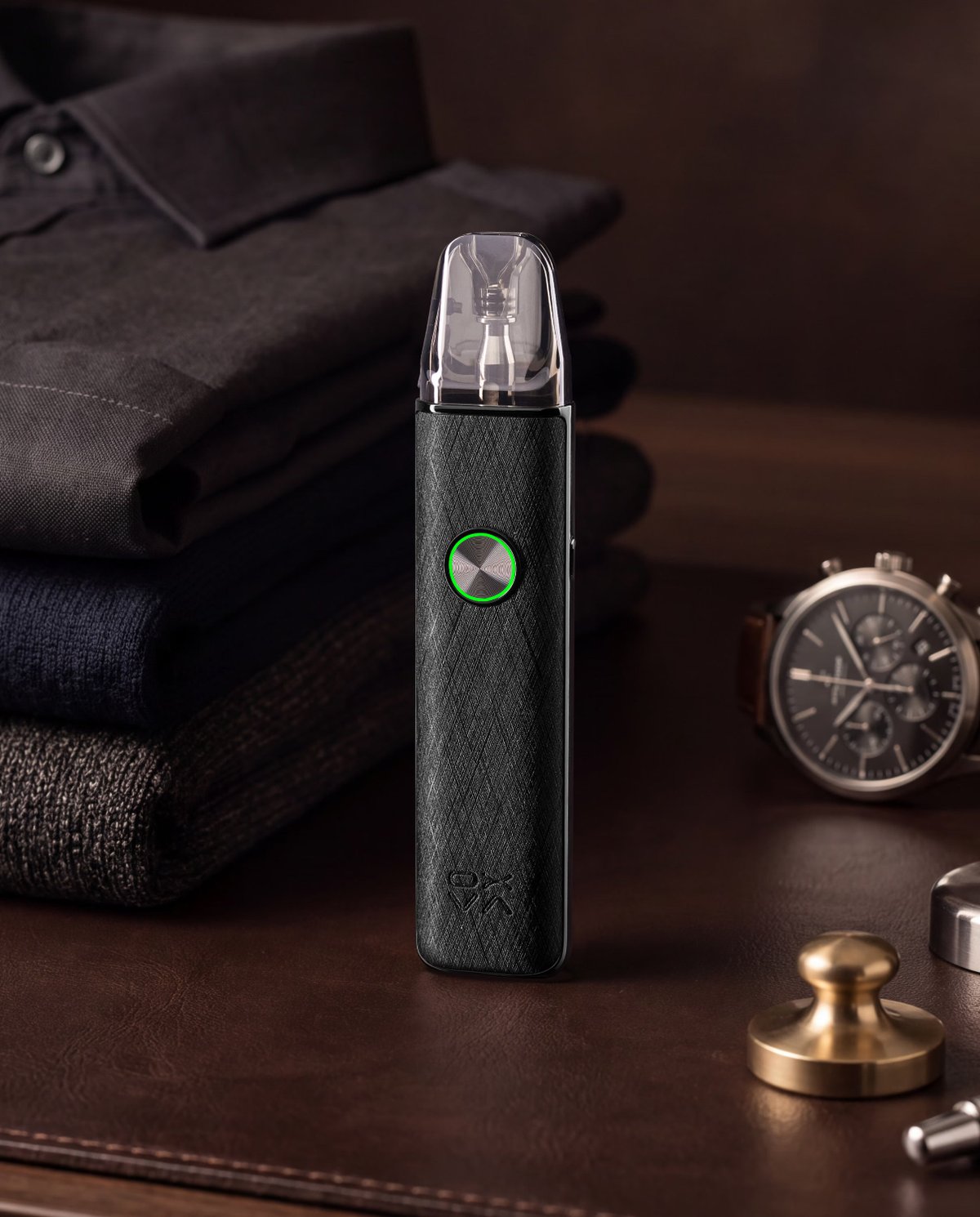 OXVA Xlim 4 Pod Kit Silken Black Leather OXVA Xlim 4 Pod Kit Silken Black Leather