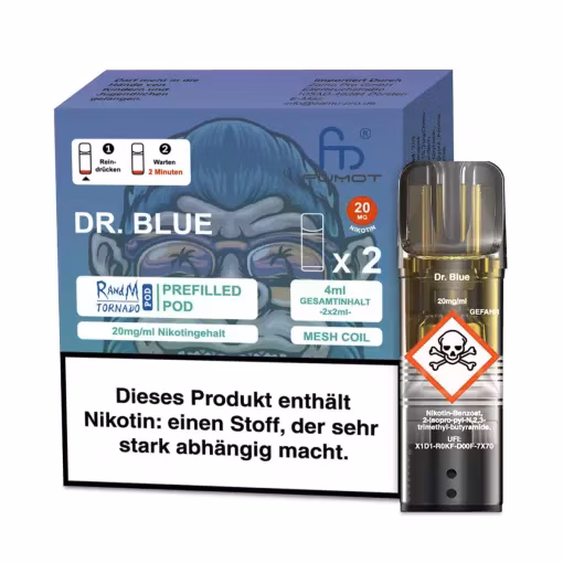Randm Tornado - Prefilled Pod - Dr. Blue - 2er Pack 