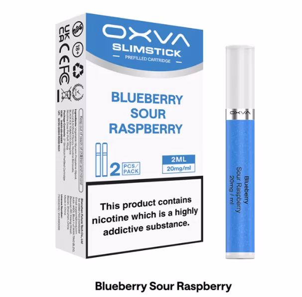 OXVA - Slimstick - Prefilled Pods - Blueberry Sour Raspberry - 20mg