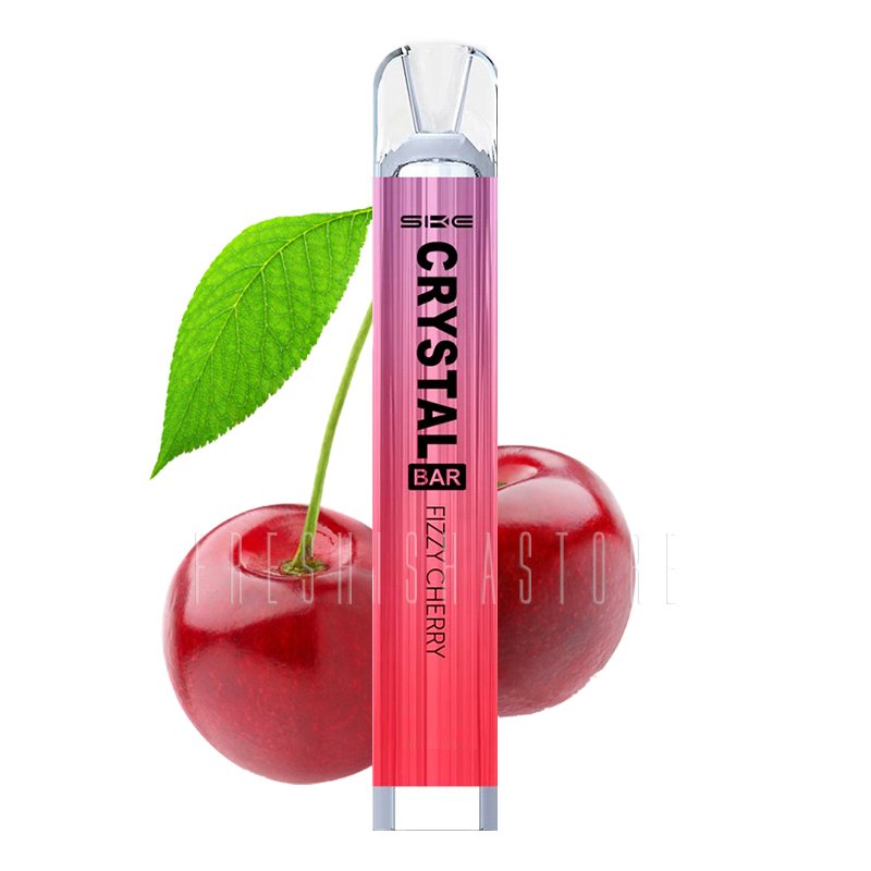 crystal-bar-ske-einweg-ezigarette-fizzy-cherry SKE Crystal Bar - Einweg E-Zigarette - Fizzy Cherry