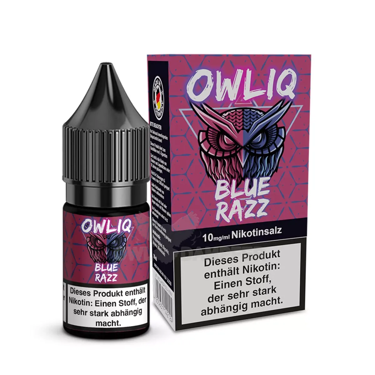 OWL - Owliq - 10ml - Blue Razz | Nikotinsalz-Stärke : 10mg