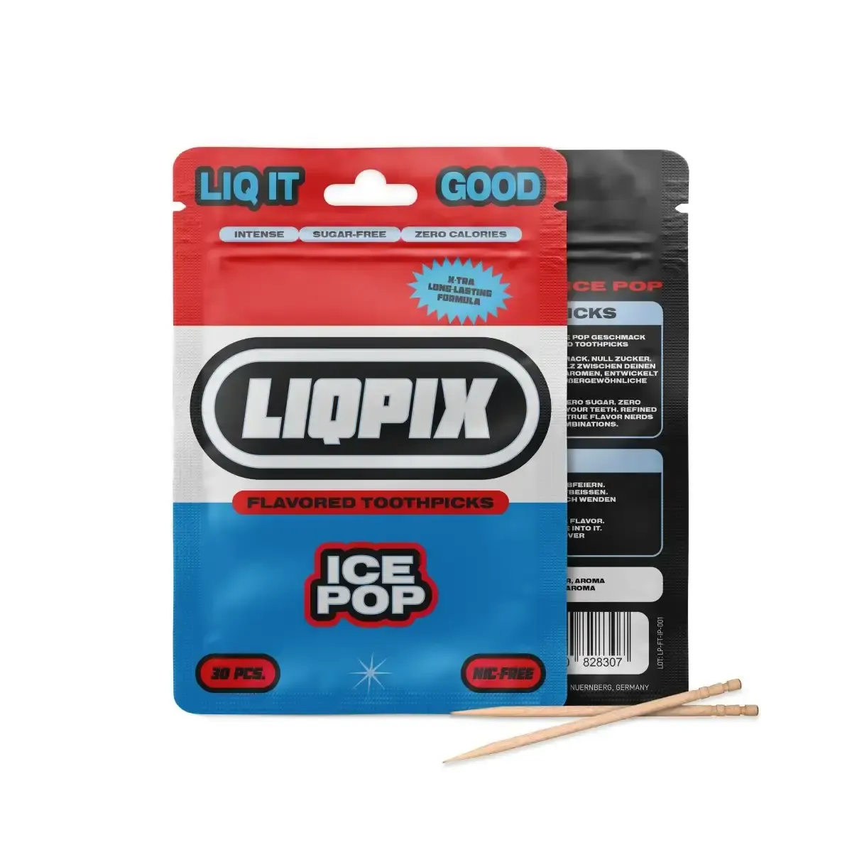 LiqPix Zahnstocher Ice Pop 30 Stück LiqPix Zahnstocher Ice Pop 30 Stück