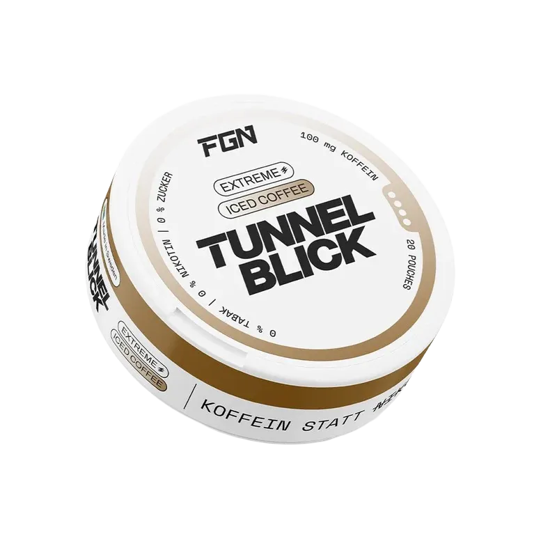 FGN - Tunnelblick - Extreme - Koffein Pouches - Iced Coffee - 100mg FGN - Tunnelblick - Extreme - Koffein Pouches - Iced Coffee - 100mg
