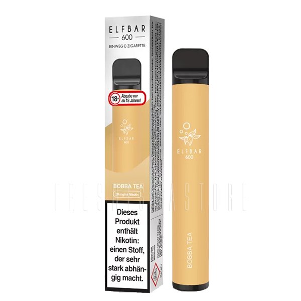 Elf Bar 600 Einweg E-Zigarette - Bobba Tea - 20mg