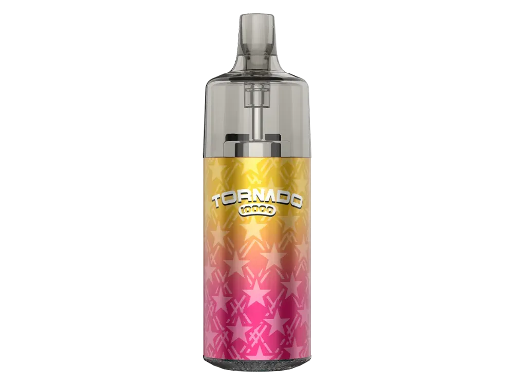 GOBAR - Tornado 10000 - Einweg E-Zigarette - Pink Gelb | Tank : 10ml | Widerstand : 1.0 Ohm | Paketgröße : 1er Packung GOBAR - Tornado 10000 - Einweg E-Zigarette - Pink Gelb | Tank : 10ml | Widerstand : 1.0 Ohm | Paketgröße : 1er Packung