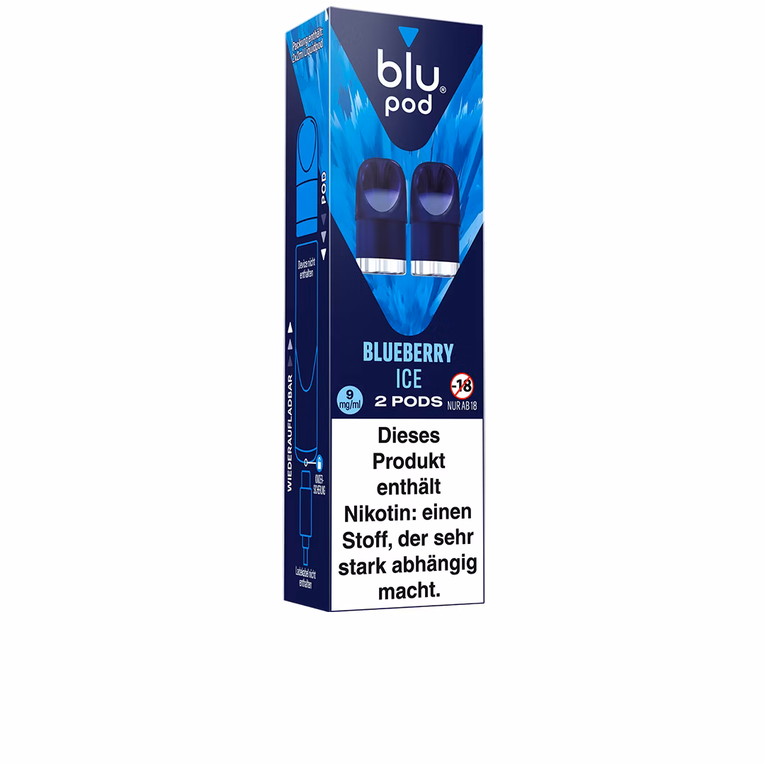 Blu Bar - Prefilled Pods - Blueberry Ice | Nikotinsalz-Stärke : 18mg