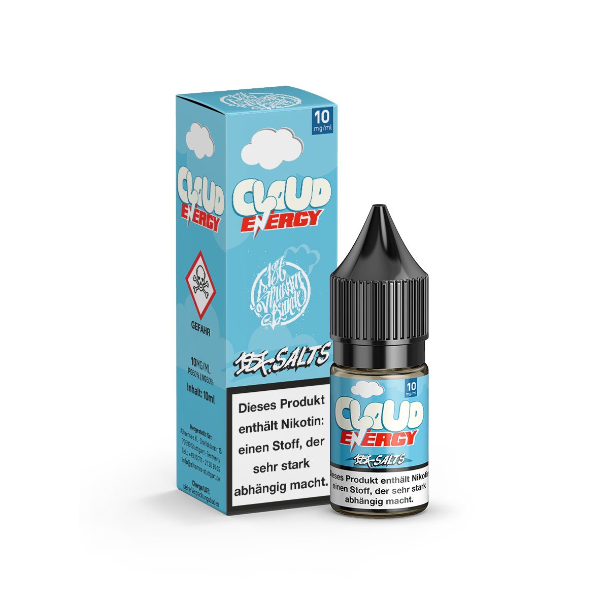 187 Straßenbande - Nikotinsalz-Liquids - 10ml - Cloud Energy | Nikotinsalz-Stärke : 10mg | Paketgröße : 1er Packung 187 Straßenbande - Nikotinsalz-Liquids - 10ml - Cloud Energy | Nikotinsalz-Stärke : 10mg | Paketgröße : 1er Packung