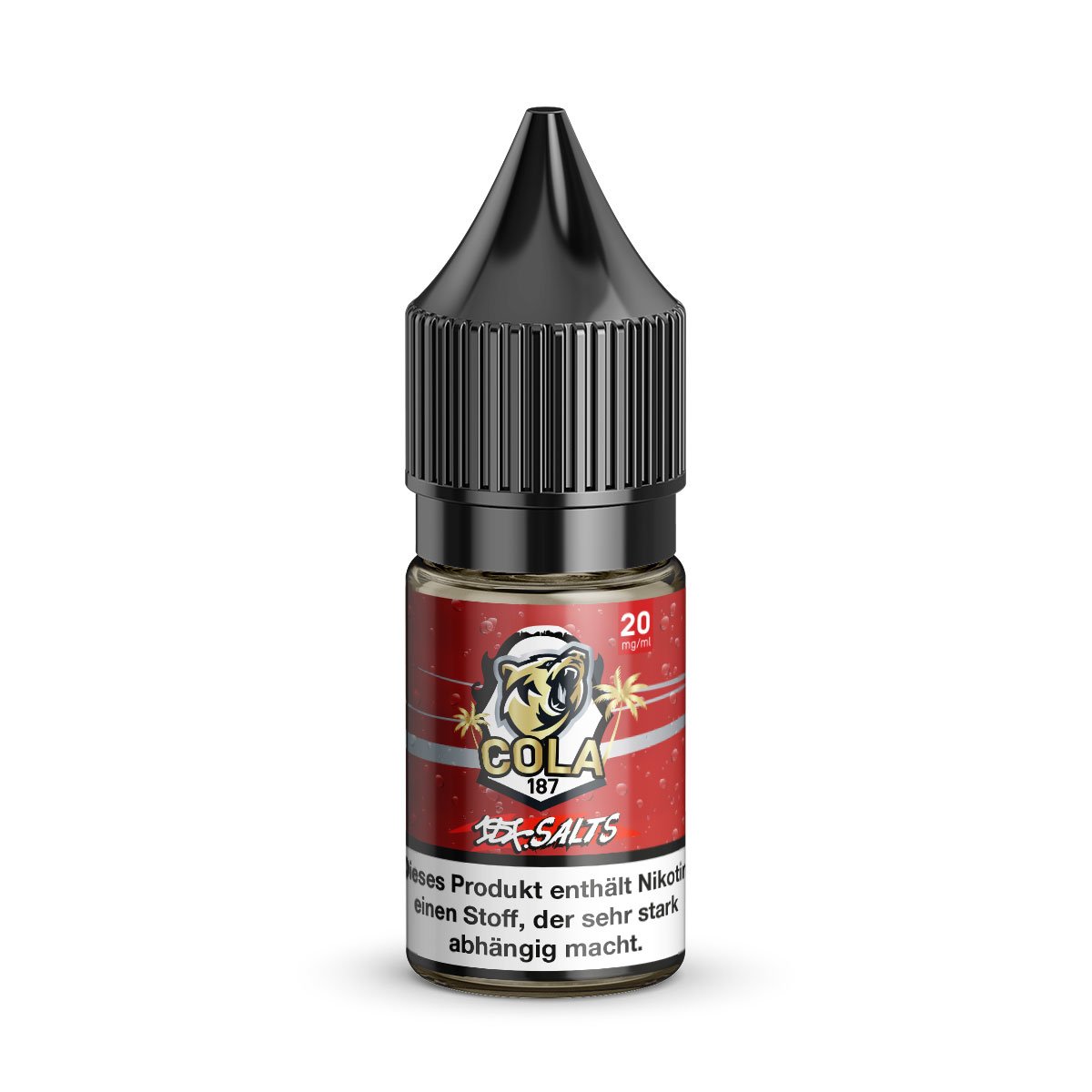187 Straßenbande - Nikotinsalz-Liquids - 10ml - Cola 187 | Nikotinsalz-Stärke : 20mg | Paketgröße : 1er Packung