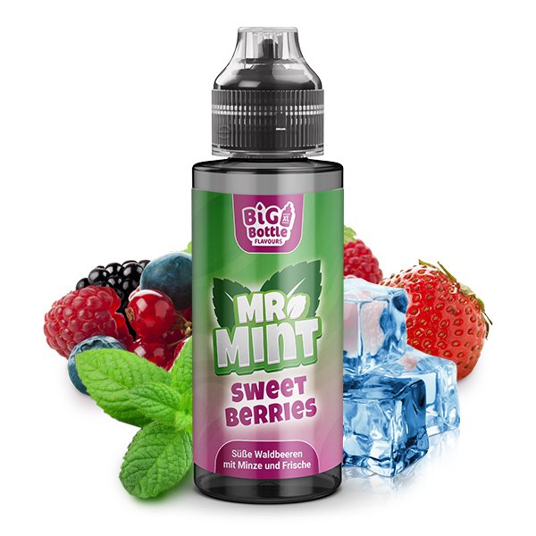 MR. MINT - by BIG BOTTLE - Aroma - 10ml - Sweet Berries | Inhalt : 10ml | Nikotinstärke : 0mg | Paketgröße : 1er Packung