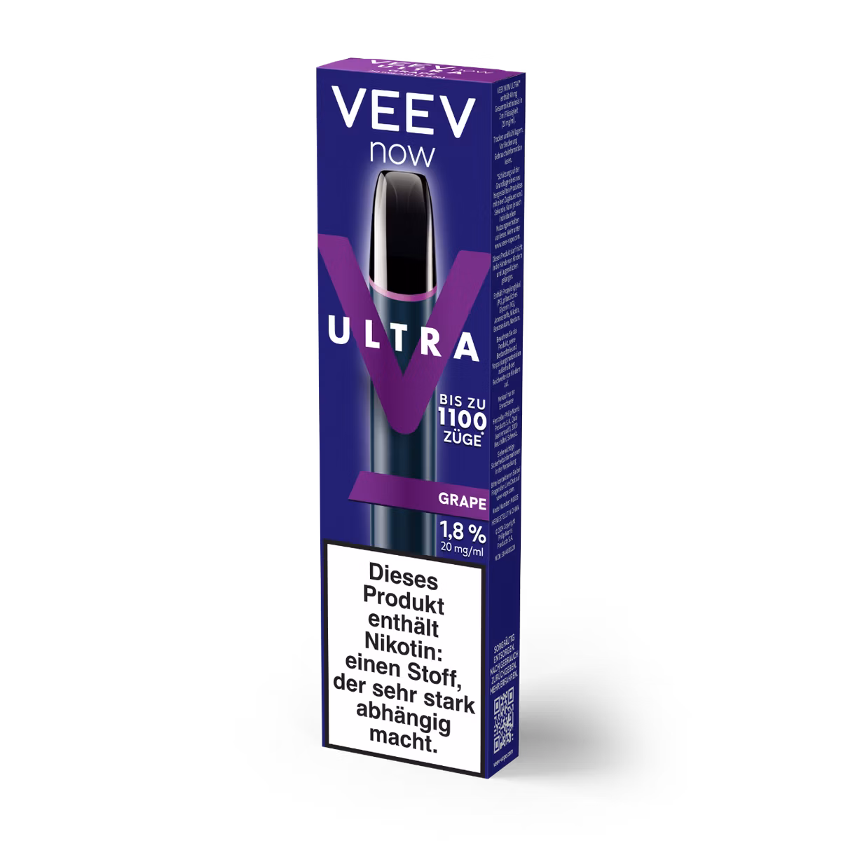 VEEV - NOW ULTRA - Einweg E-Zigarette - 20mg - Grape VEEV - NOW ULTRA - Einweg E-Zigarette - 20mg - Grape