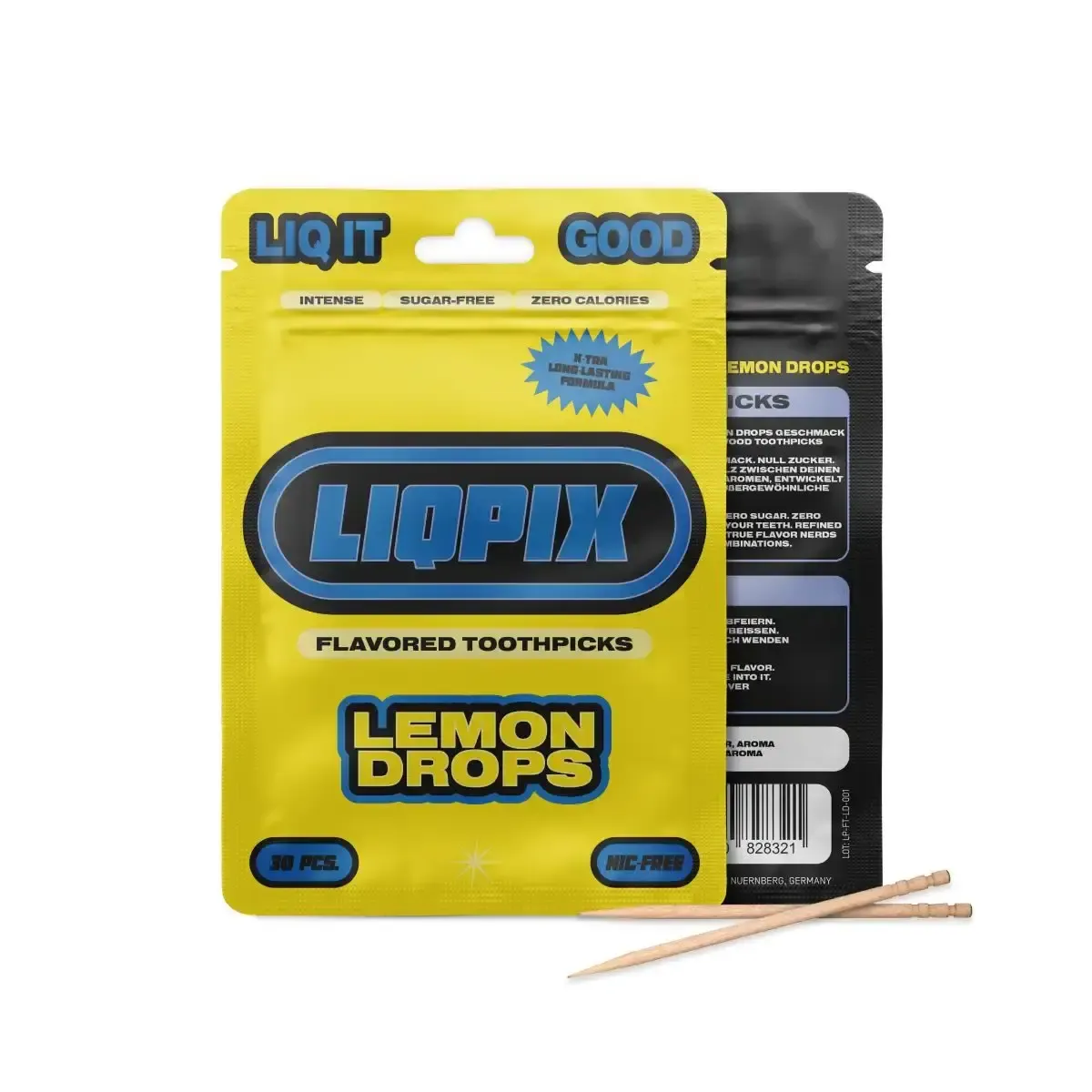 LiqPix Zahnstocher Lemon Drops 30 Stück LiqPix Zahnstocher Lemon Drops 30 Stück