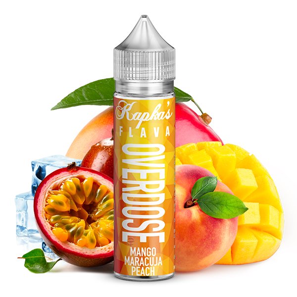 Kapkas - Overdose - Mango Maracuja Peach - Aroma - 6ml Kapkas - Overdose - Mango Maracuja Peach - Aroma - 6ml