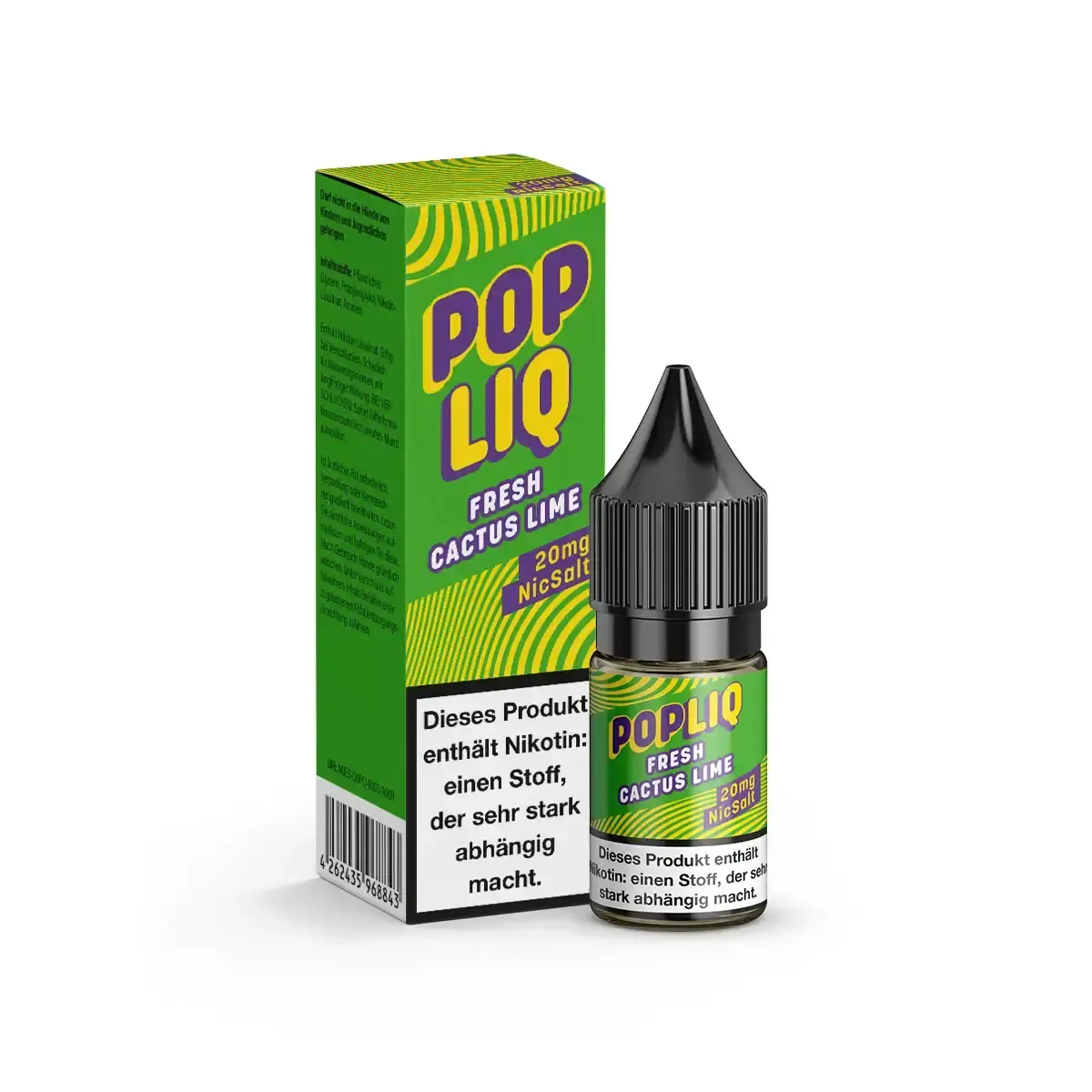 PopLiq Nikotinsalz-Liquid Fresh Cactus Lime 10ml 20mg PopLiq Nikotinsalz-Liquid Fresh Cactus Lime 10ml 20mg