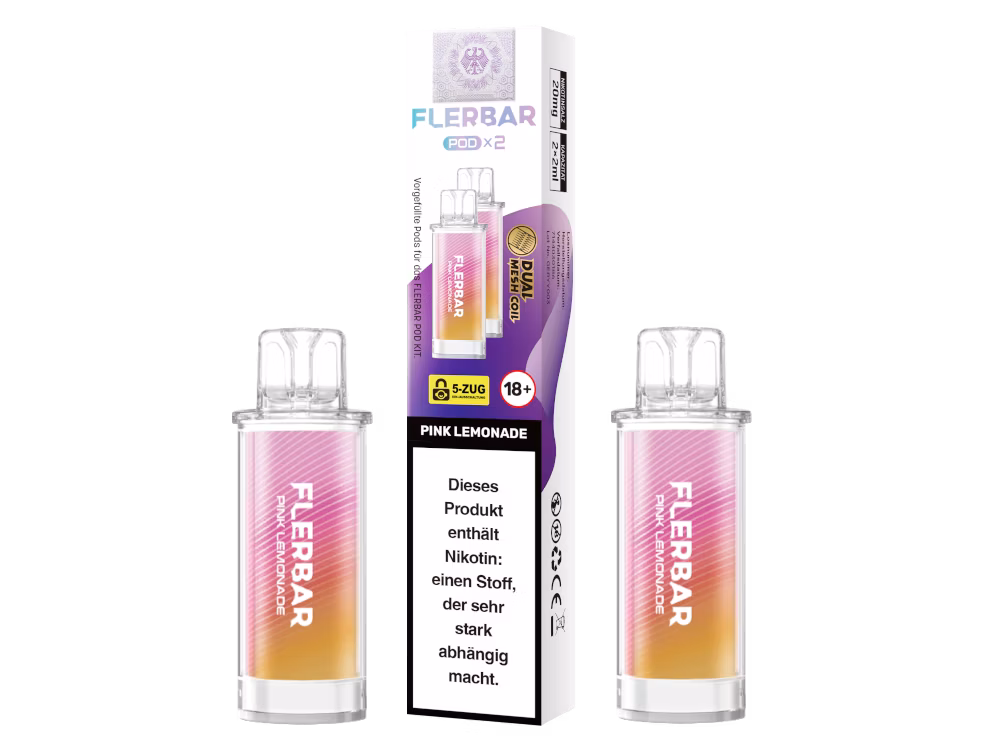 Flerbar - Prefilled Pod - 2ml - 2er Pack - Pink Lemonade