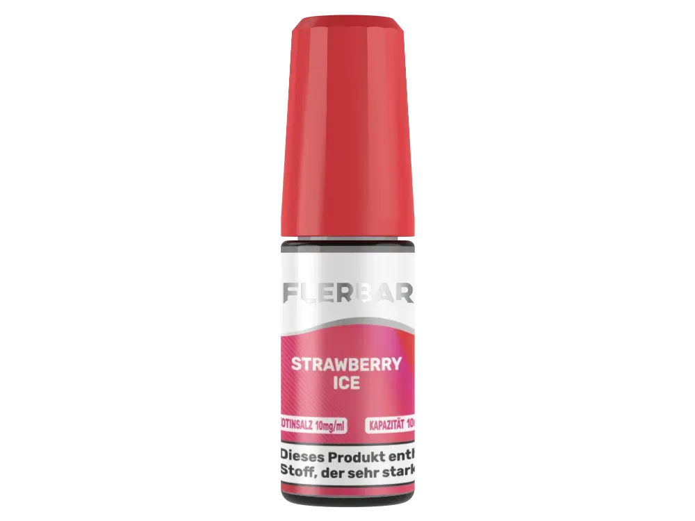 Flerbar - Nikotinsalz Liquid - 10ml - Strawberry Ice - 10mg