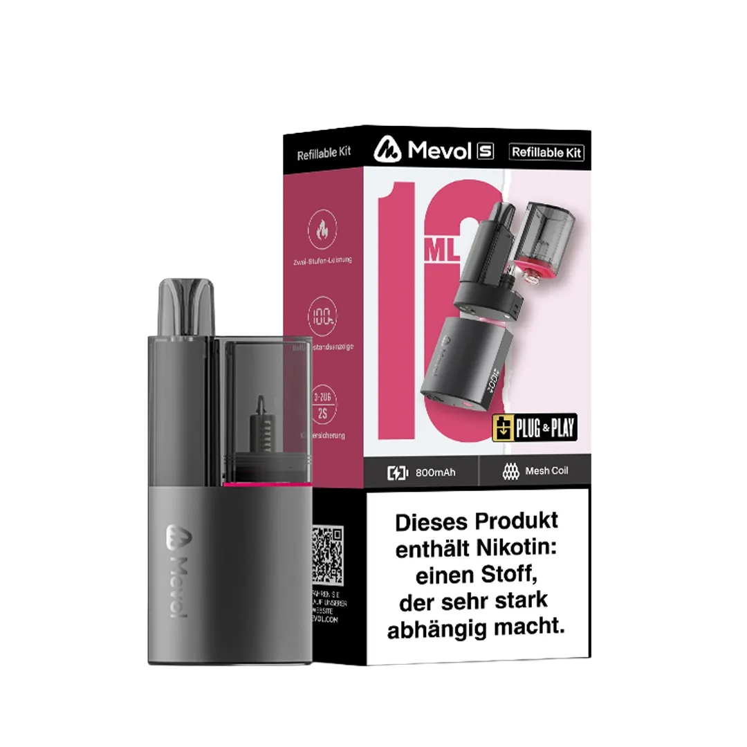 Mevol - S - Basisgerät + Leerpod - Kit - Space Gray