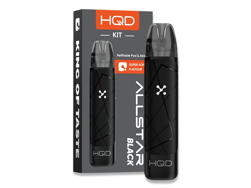 HQD - Allstar Lite - Pod Kit - Black HQD - Allstar Lite - Pod Kit - Black