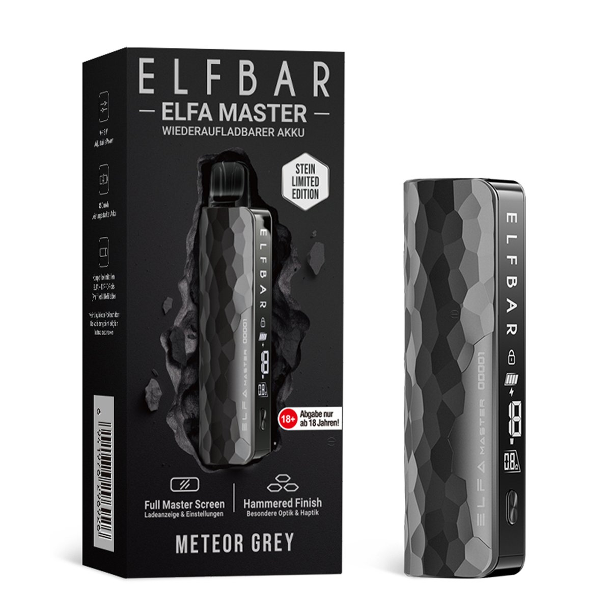Elfbar - ELFA MASTER - Basisgerät - Meteor Grey (EOL) Elfbar - ELFA MASTER - Basisgerät - Meteor Grey (EOL)