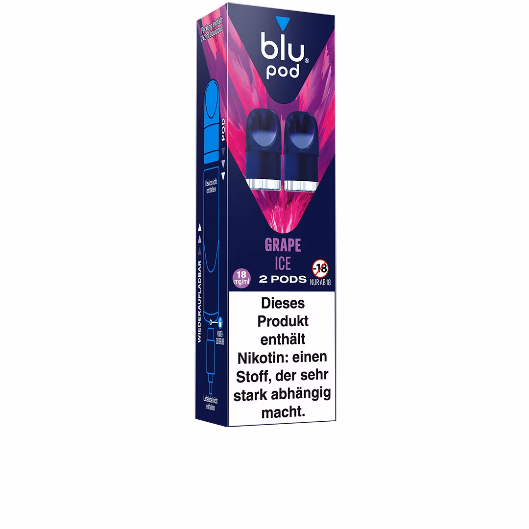 Blu Bar - Prefilled Pods - Grape Ice | Nikotinsalz-Stärke : 18mg