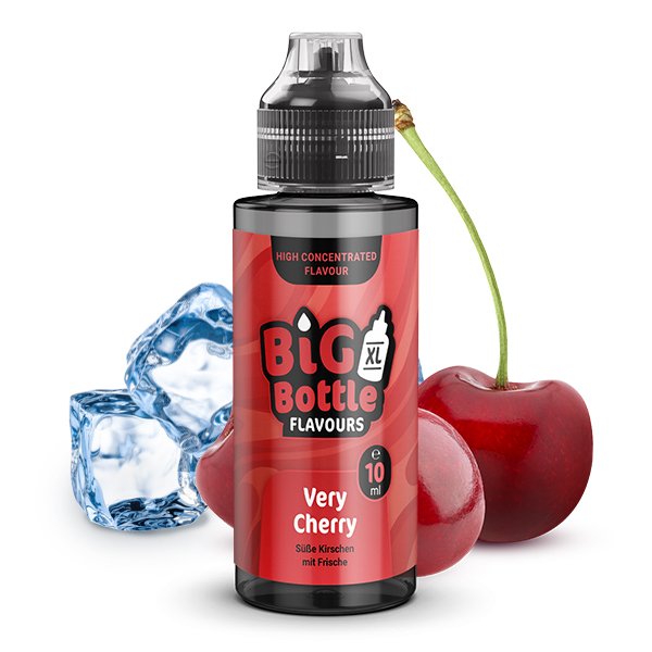 Big Bottle - Aroma - 10ml - Very Cherry | Inhalt : 10ml | Nikotinstärke : 0mg | Paketgröße : 1er Packung