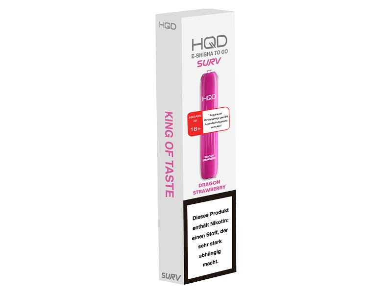 HQD - SURV - Einweg E-Zigarette - Dragon Strawberry - 20mg