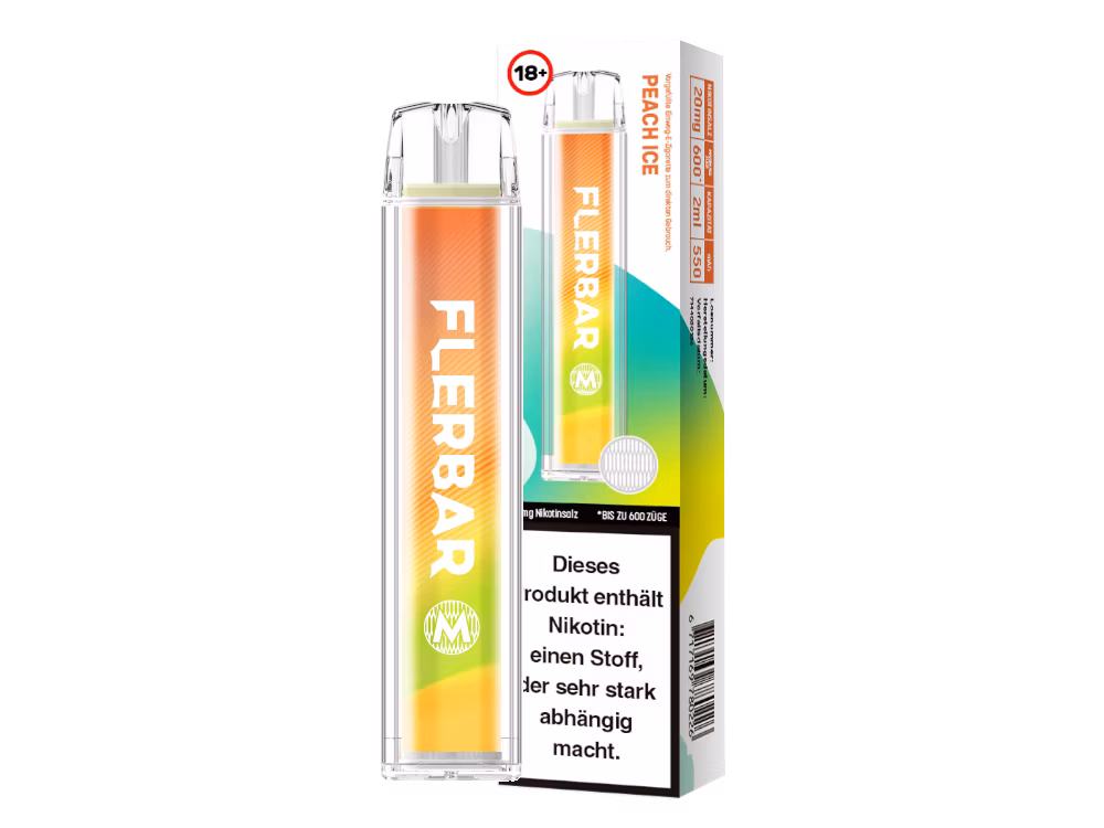 Flerbar - Einweg E-Zigarette - CP - Peach Ice