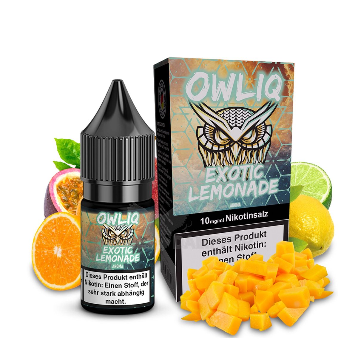 OWLIQ - Exotic Lemonade - Nikotinsalz Liquid - 10ml - 10mg