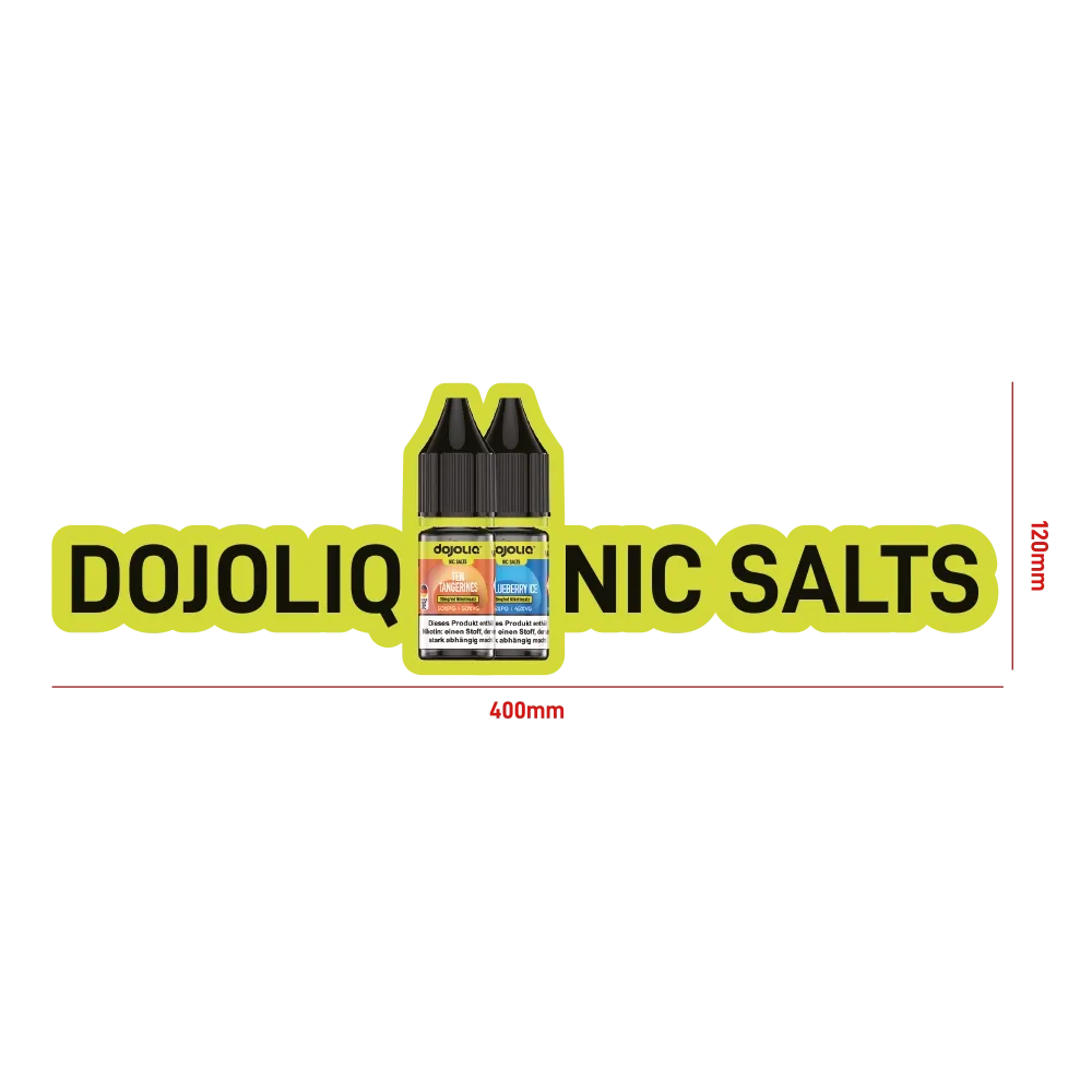 Vaporesso - Dojoliq - Counter-Sticker - 12x40cm