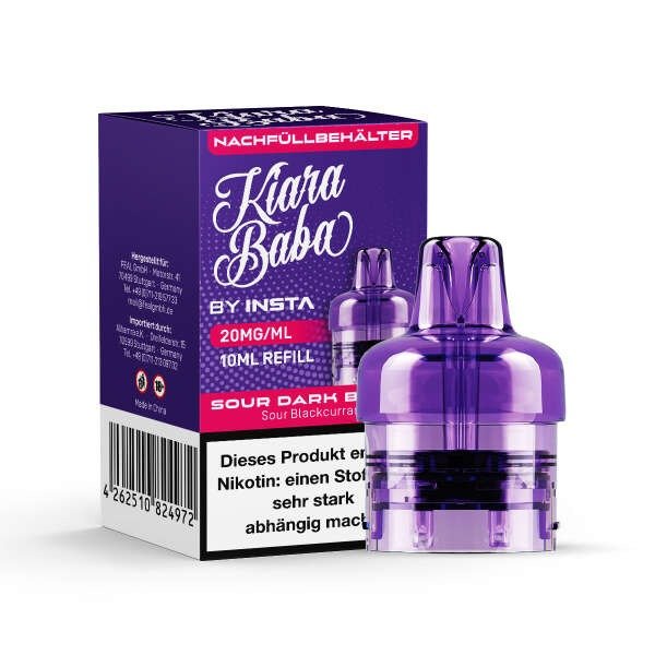  KIARABABA - Nachfülltank - 10ml - Sour Dark Berry
