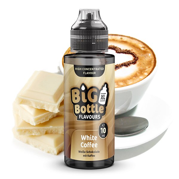 Big Bottle - Aroma - 10ml - White Coffee | Inhalt : 10ml | Nikotinstärke : 0mg | Paketgröße : 1er Packung